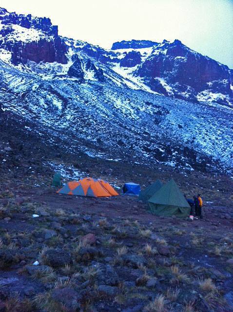 Tanzania Camping on Mt. Kilimamjaro